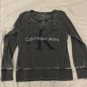 CALVIN KLEIN Monogram Sweatshirt Small